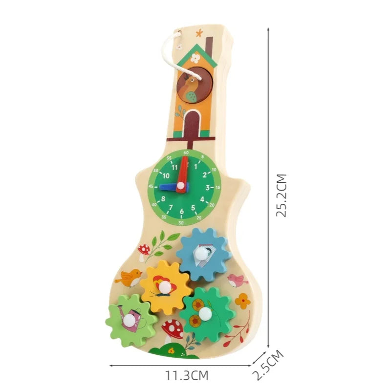 Montessori Wooden Clock — Early Learning Play, premium quality view
