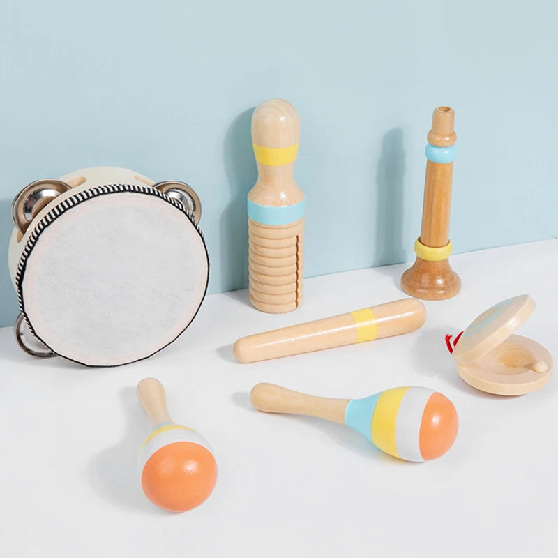 Montessori Music Table — Early Musical Discovery, soft texture detail