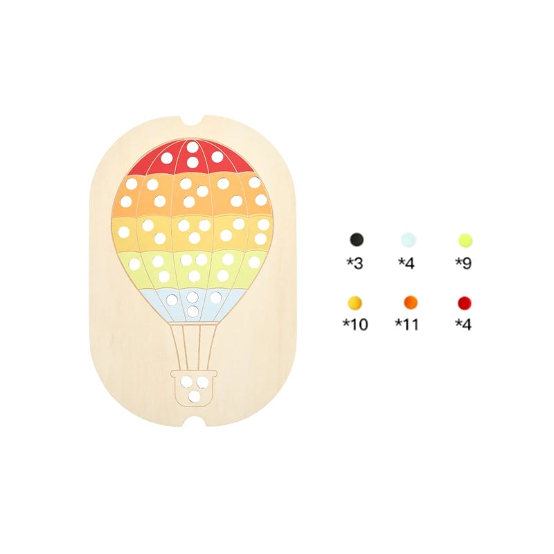 Montessori Sensory Tray Table — Early Learning Play, side view