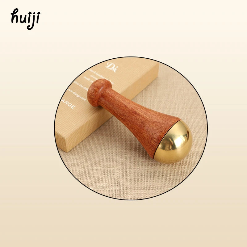 Kansa Wand Facial Massager — Gentle Skin Ritual, natural styling