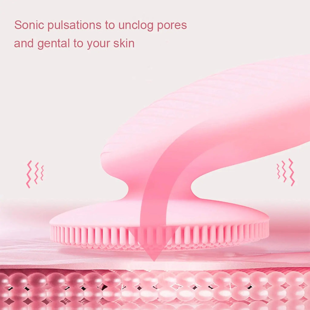 Sonic Facial Cleansing Brush — Gentle Pore Purifier, alternate angle