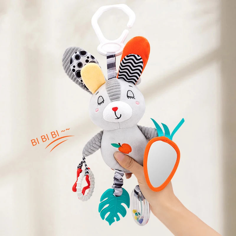 Baby Sensory Animal Toys — Fine Motor & Teething, close-up detail