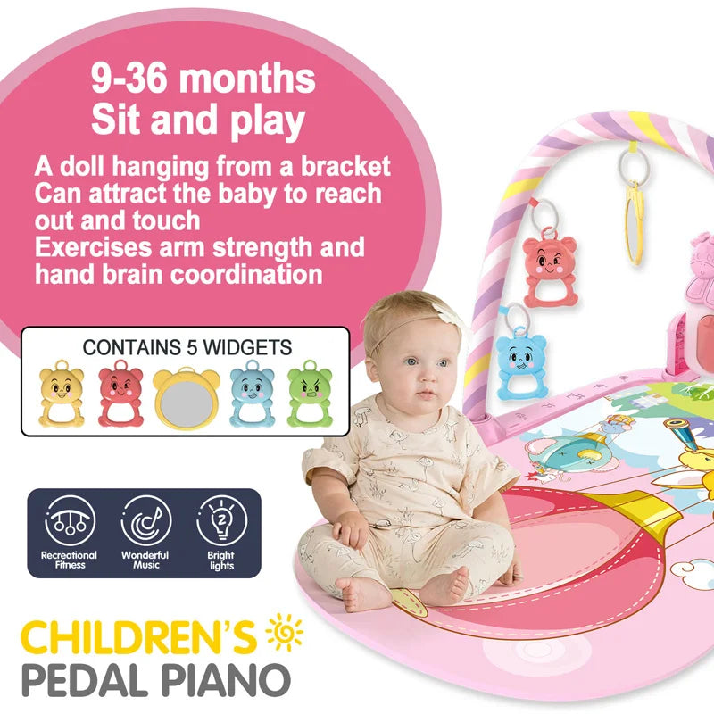 Baby Activity Gym — Musical Piano Play Mat, premium quality view