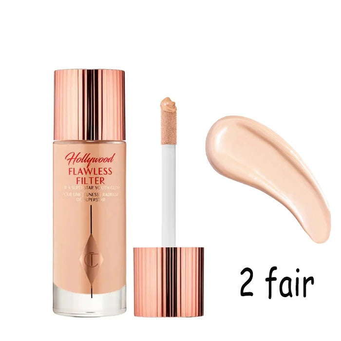 Charlotte Tilbury Liquid Filter — 5 Colors for Flawless Glow, soft texture detail