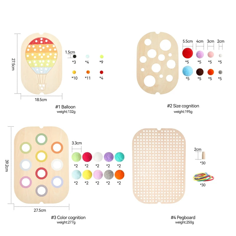 Montessori Sensory Tray Table — Early Learning Play, lifestyle setting