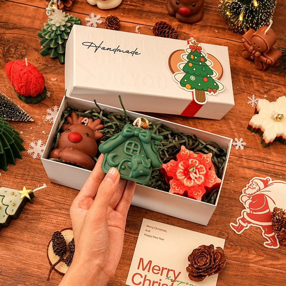 Christmas Candle Gift Set — Aromatic Holiday Decor, alternate angle
