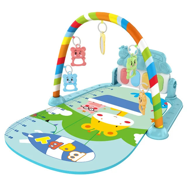 Baby Activity Piano Gym — Infant Musical Play Mat, soft texture detail