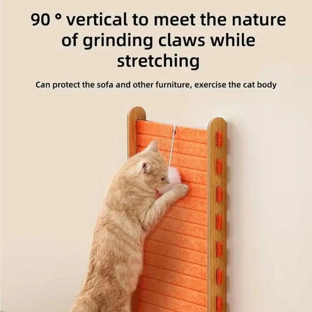 Felt Cat Scratcher — Cozy Hideaway & Play, alternate angle
