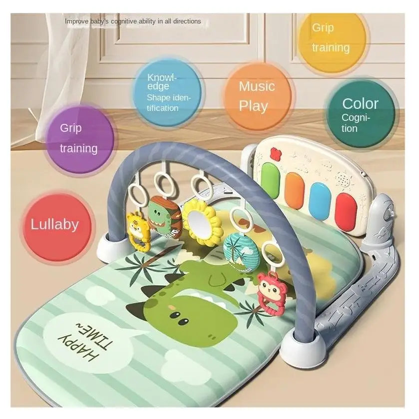 Baby Activity Play Mat — Musical Sensory Fun, close-up detail