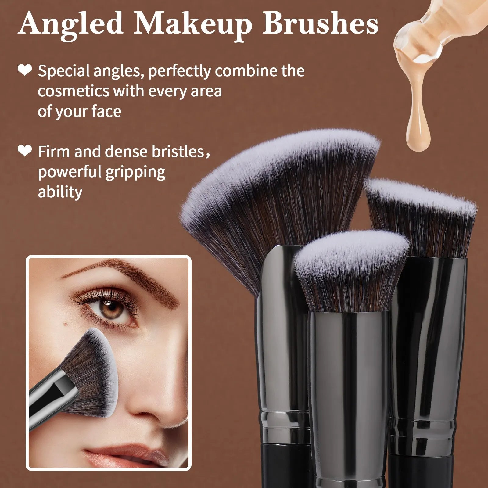 25-Piece Makeup Brush Set — Full Face & Eye Kit, lifestyle setting
