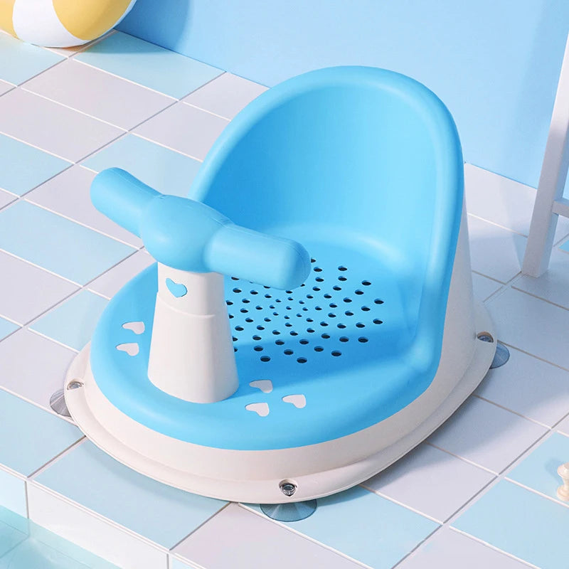Baby Bath Seat — Soft Silicone Comfort, soft texture detail