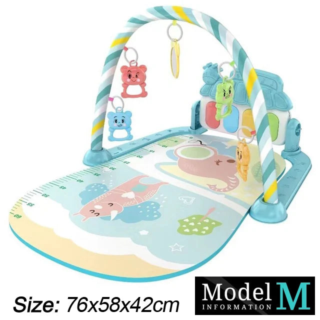 Baby Activity Gym — Musical Piano Play Mat, in use