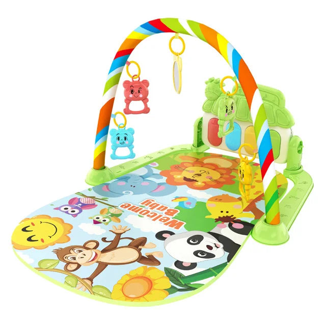 Baby Activity Piano Gym — Infant Musical Play Mat, close-up detail