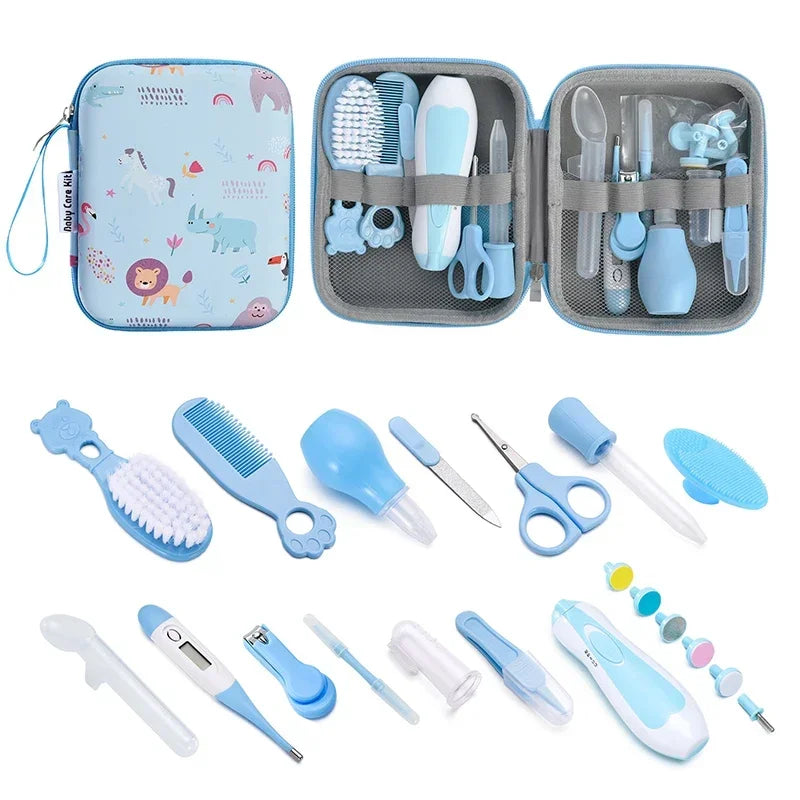 Newborn Baby Care Kit — 20pc Gentle Grooming Set, soft texture detail