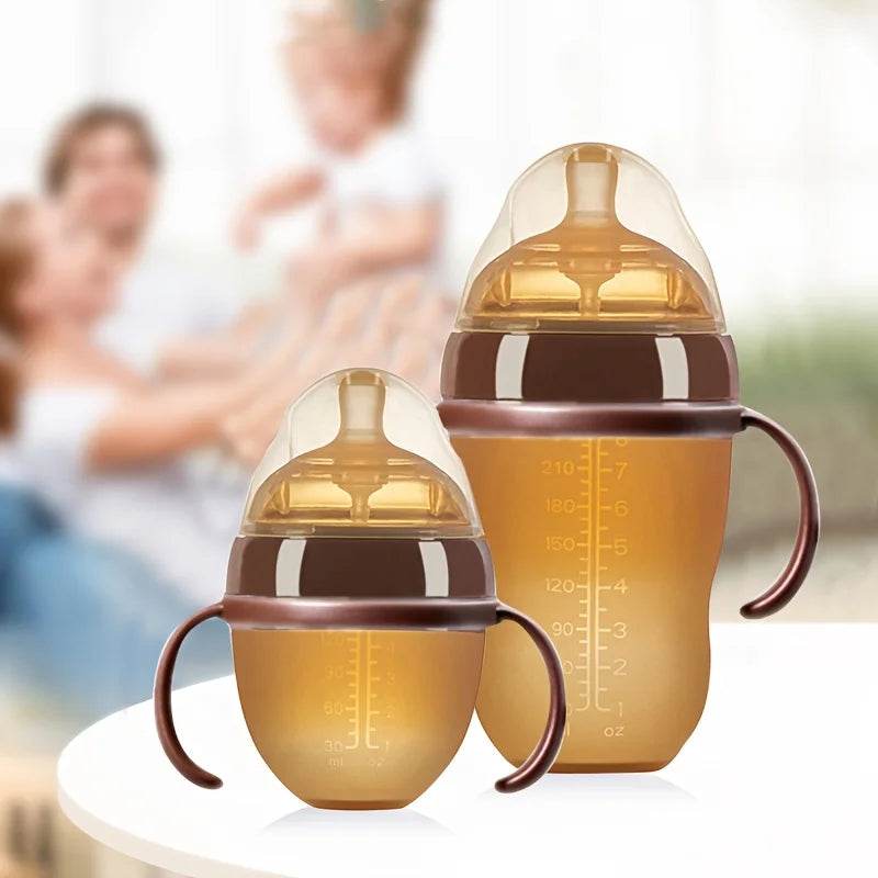 Silicone Baby Bottle Set — Breast-like Nipple for Babies