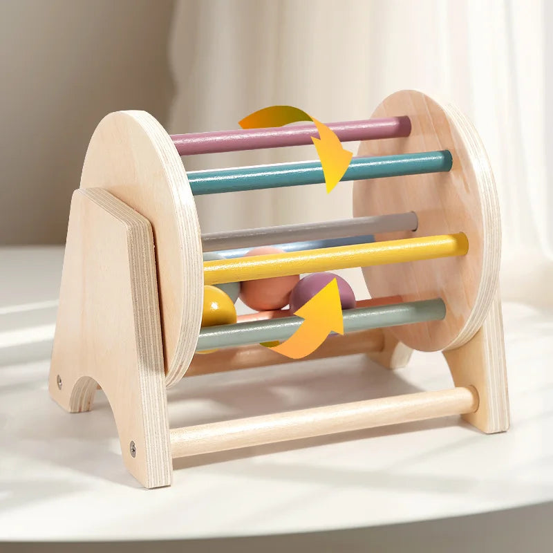 Montessori Rolling Ball Drum — Early Learning & Sensory Play, alternate angle