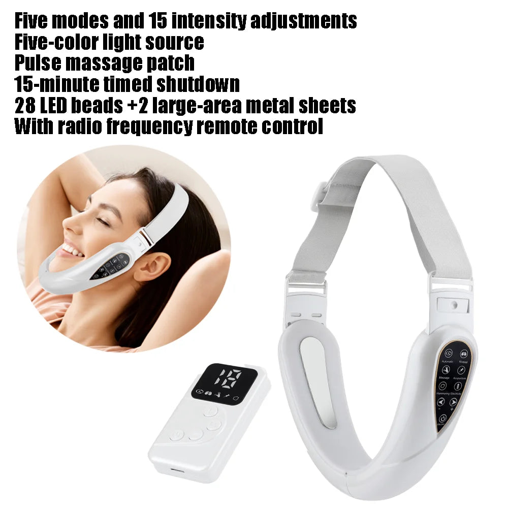 Electric V Face Lifting Device — Micro-current Firming, elegant display