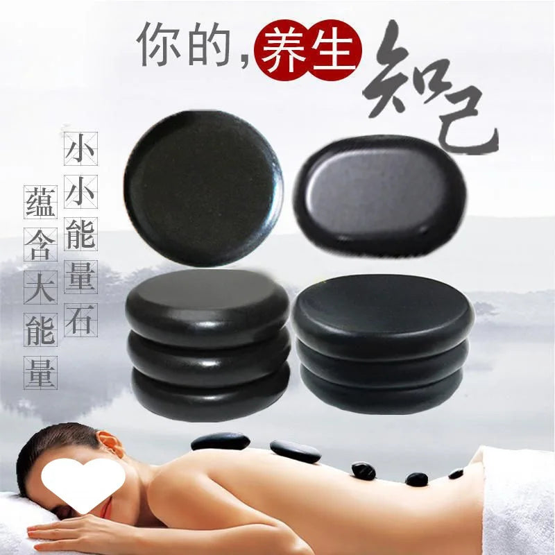 Hot Stone Massage Set — At-Home Spa Relaxation, close-up detail