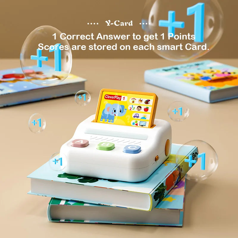 Interactive Learning Toy — Cognitive Development, natural styling