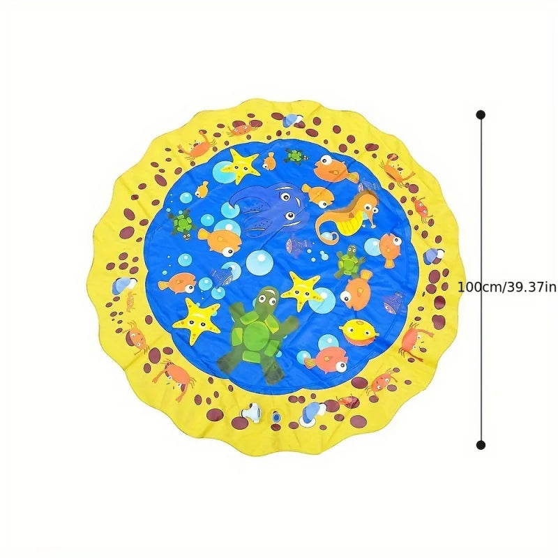 Kids Sprinkler Splash Pad — Summer Water Fun, lifestyle setting