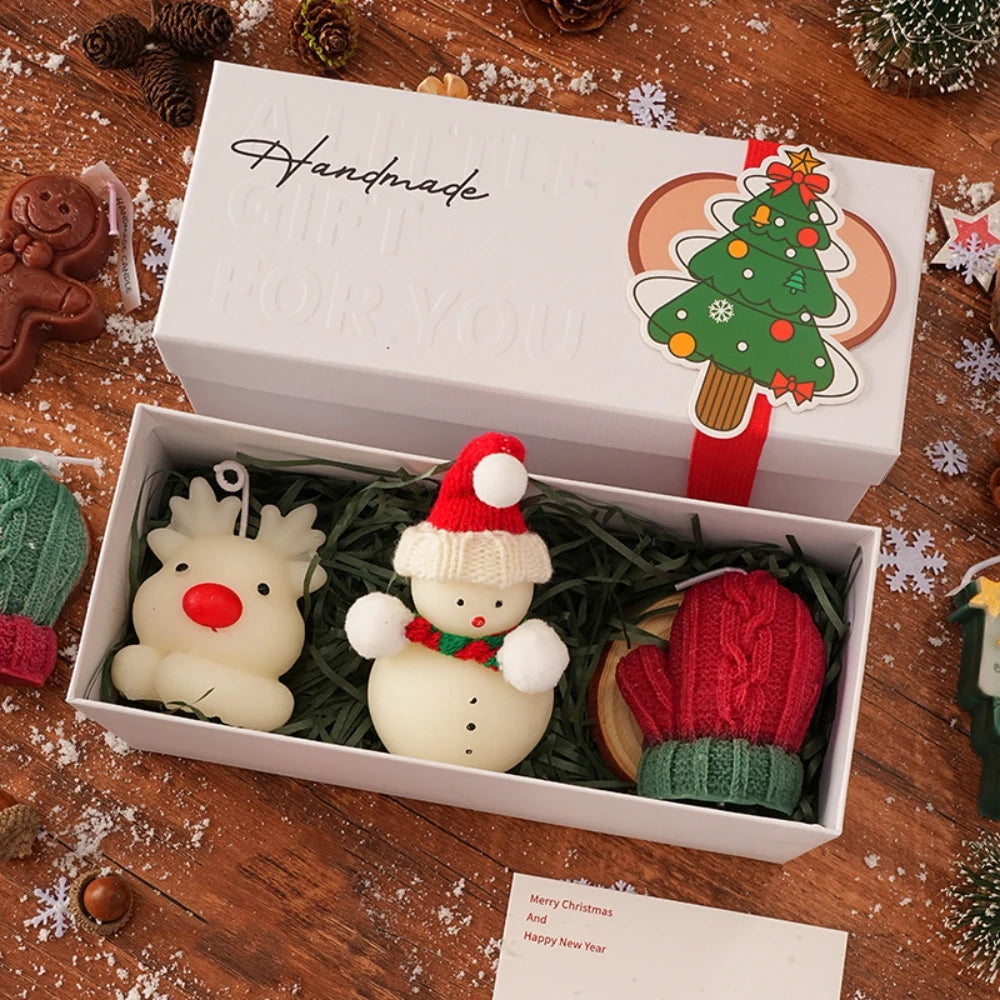 Christmas Candle Gift Set — Aromatic Holiday Decor, lifestyle setting