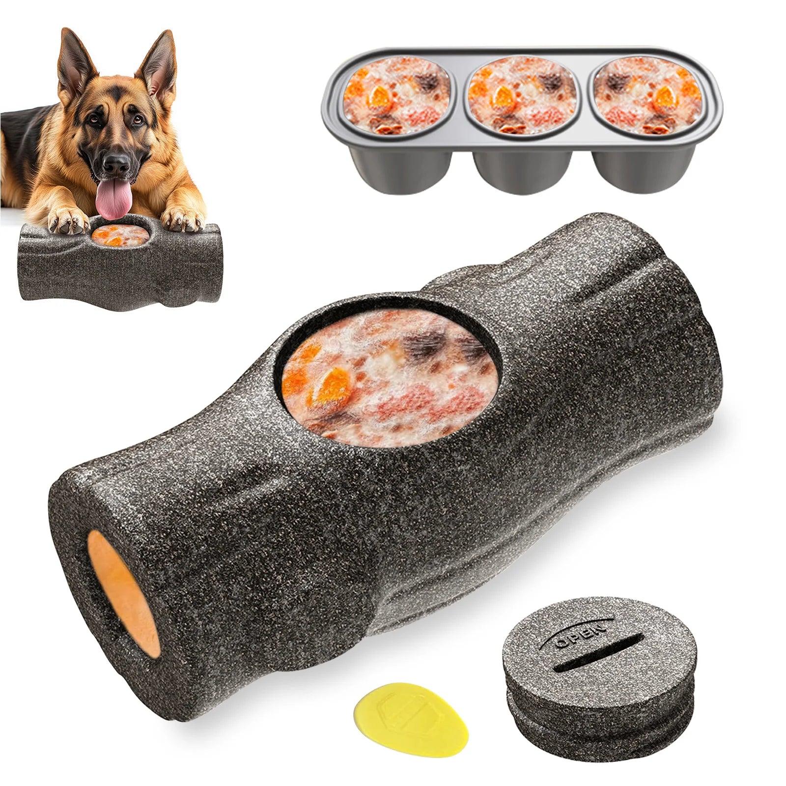 Durable Dog Treat Toy — Calming Frozen Enrichment