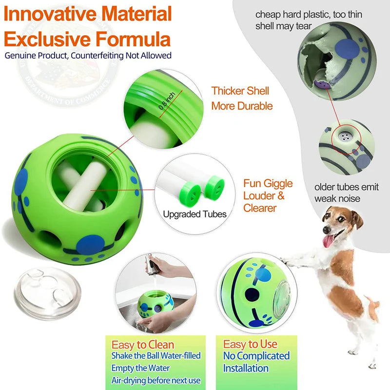Treat Dispensing Dog Toy — Mindful Mealtime Fun, natural styling