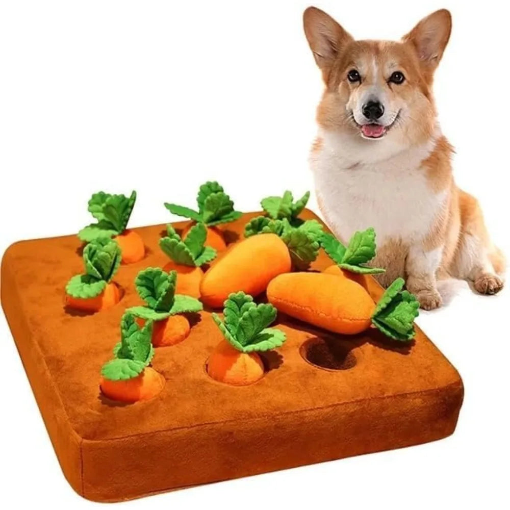 Carrot Snuffle Mat — Interactive Puzzle for Pets
