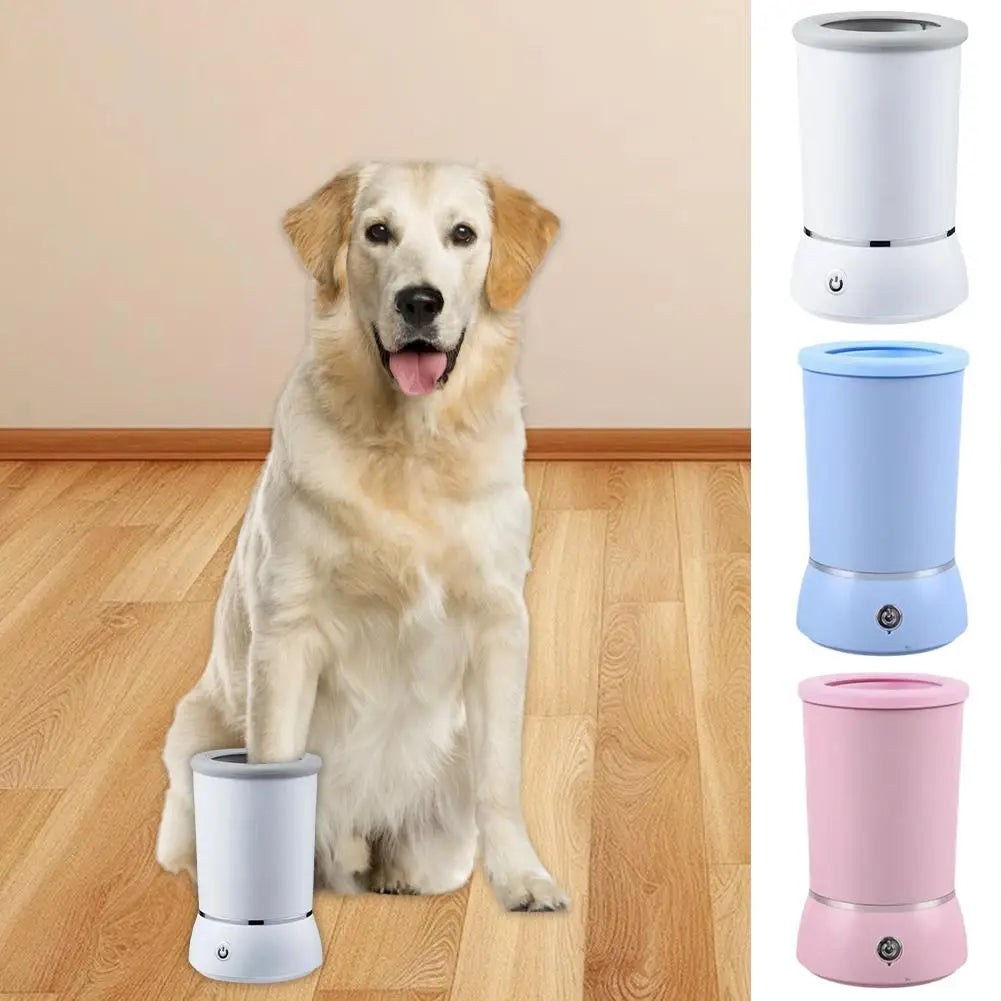 Automatic Pet Paw Cleaner — Gentle & Portable, close-up detail