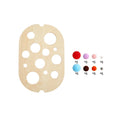 Montessori Sensory Tray Table — Early Learning Play, soft texture detail
