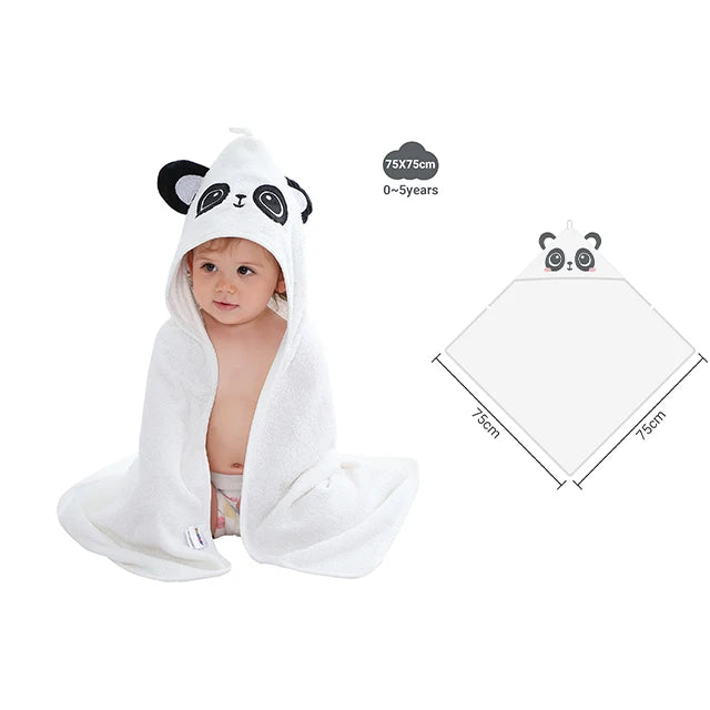 Bamboo Hooded Baby Towel — Gentle Lion Wrap, curated presentation
