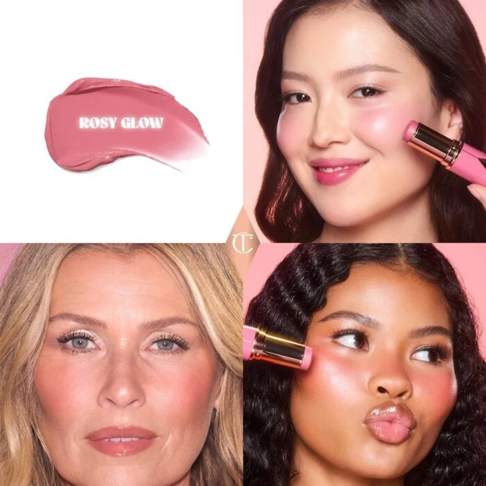 Liquid Blush & Highlight Wand — Luminous Radiance, soft texture detail