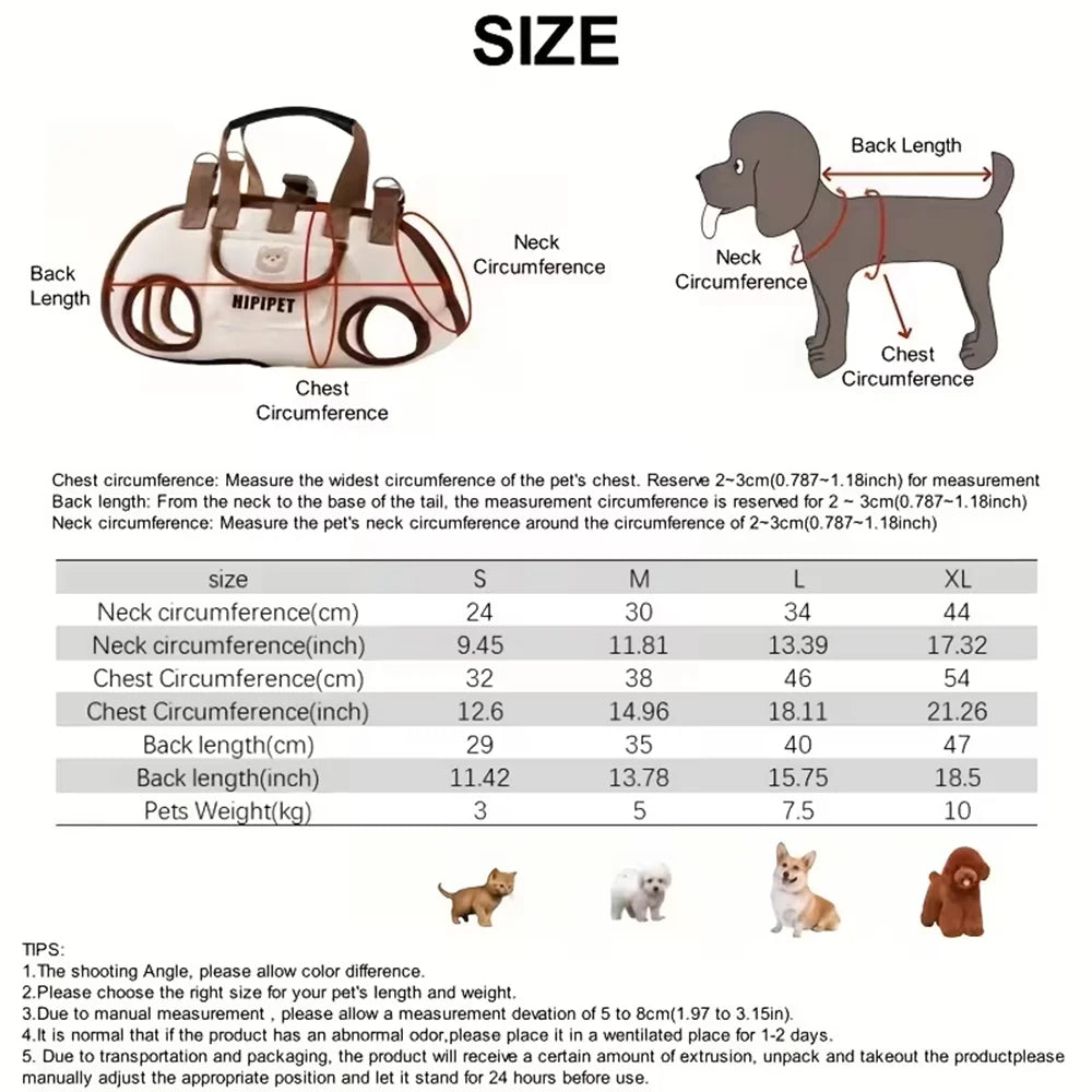 Dog Carrier Bag — Gentle Journeys for Small Pets, natural styling