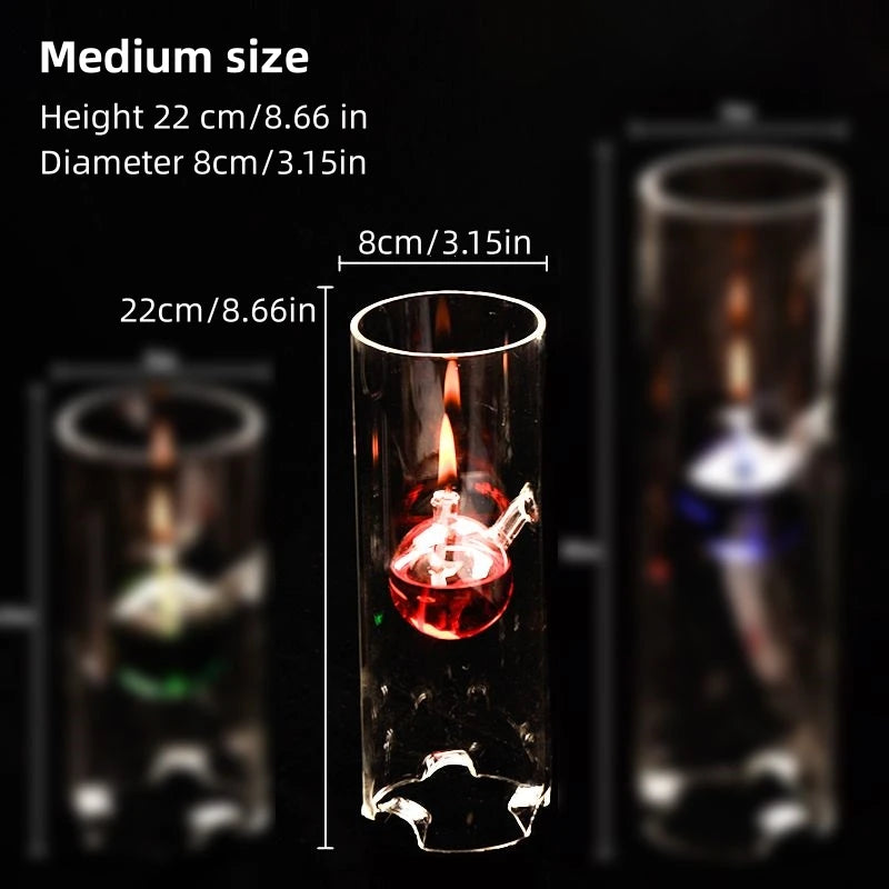 Glass Oil Lamp — Gentle Ambiance for Your Home, premium quality view