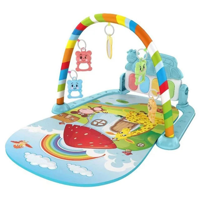 Baby Activity Piano Gym — Infant Musical Play Mat, cozy moment