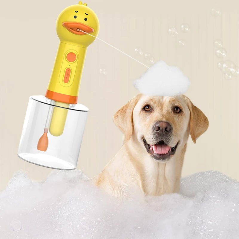 Duck Pet Foam Dispenser — For Gentle Bath Time