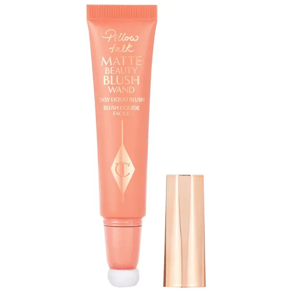 Liquid Blush & Highlight Wand — Luminous Radiance, natural styling