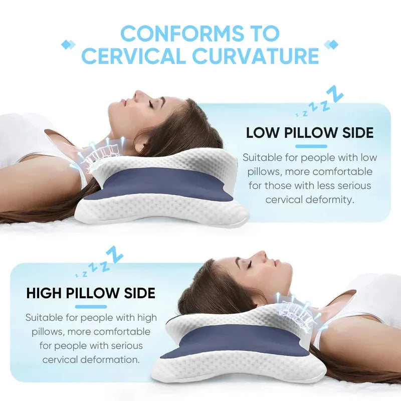 Memory Foam Pillow — Ergonomic Neck Support, premium quality view