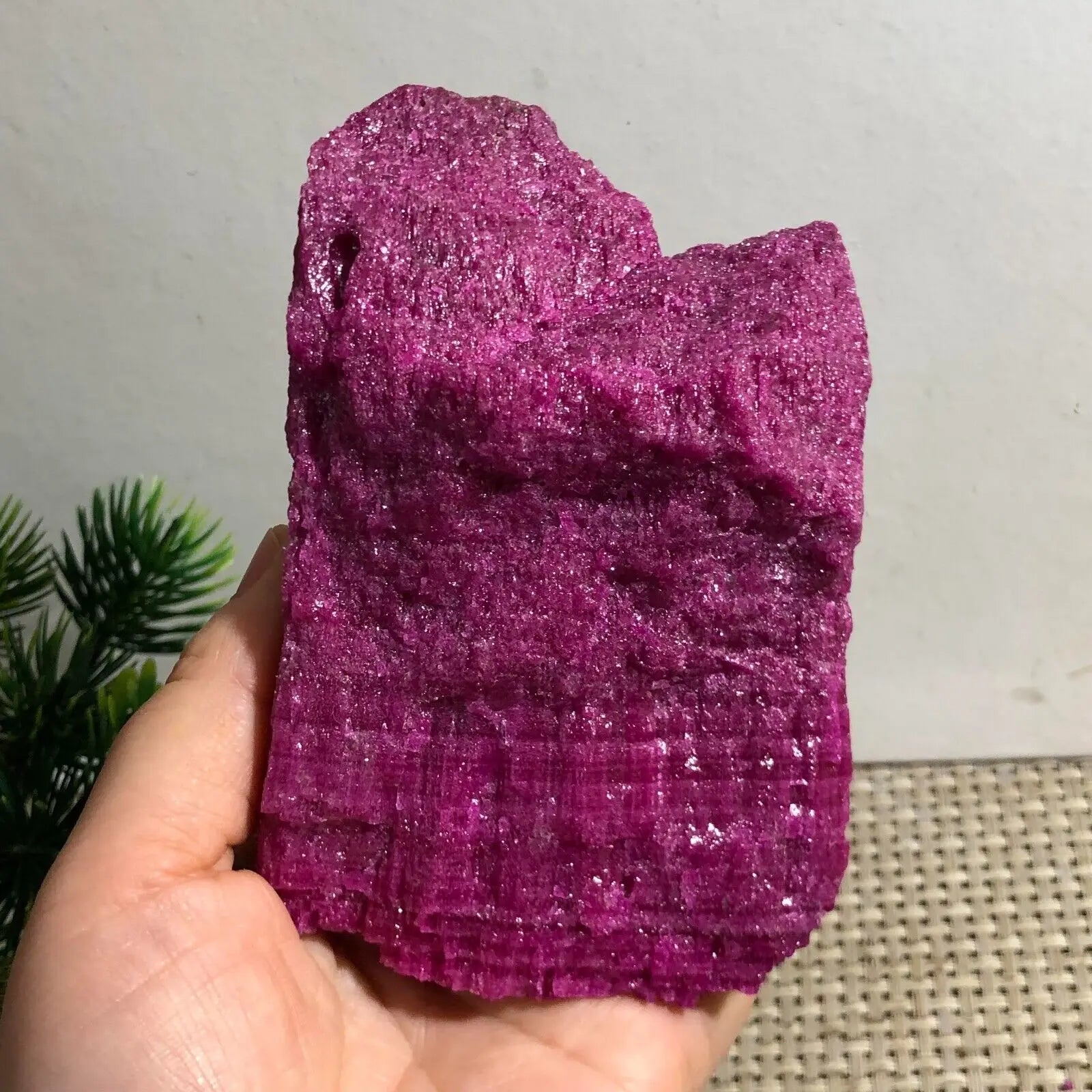 Raw Ruby Gemstone — Healing & Wellness Crystal, natural styling