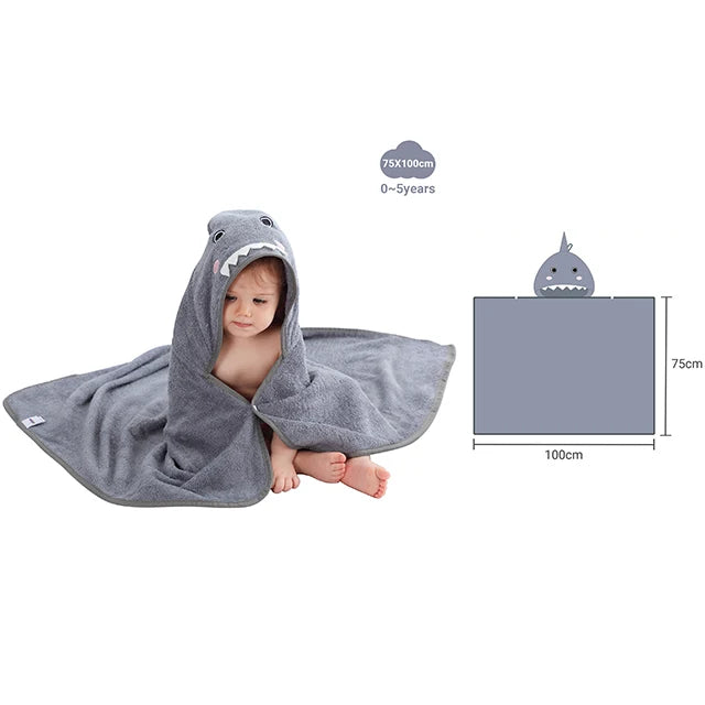 Bamboo Hooded Baby Towel — Gentle Lion Wrap, thoughtful detail