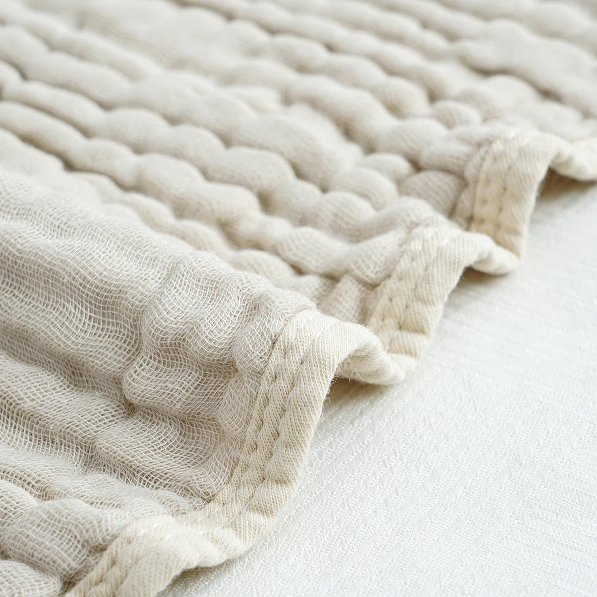 6-Piece Muslin Baby Washcloth Set — Gentle & Soft, premium quality view