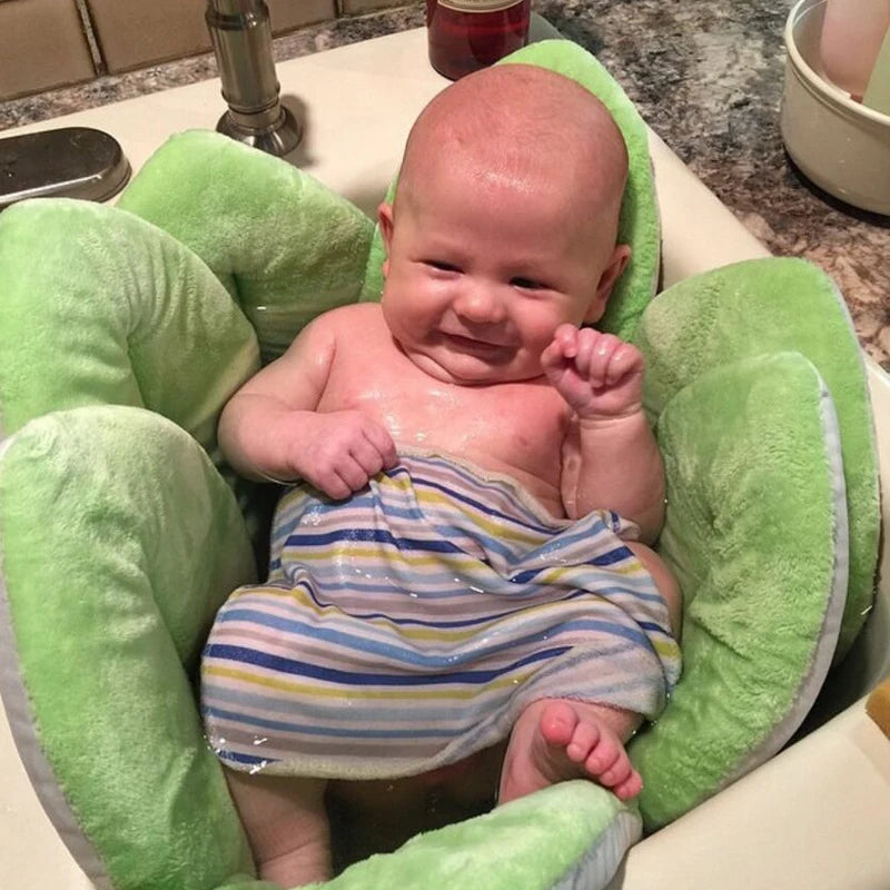 Blooming Baby Bath Mat 70cm — Gentle Newborn Bathing, natural styling