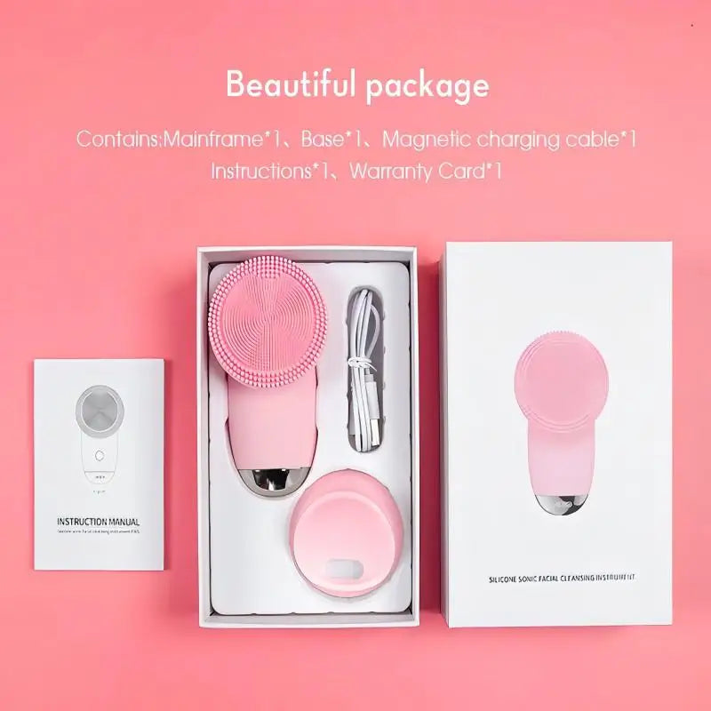 Sonic Facial Cleansing Brush — Gentle Pore Purifier, lifestyle setting
