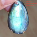 Labradorite Teardrop Pendant — A Soothing Blue Gemstone, fine detail