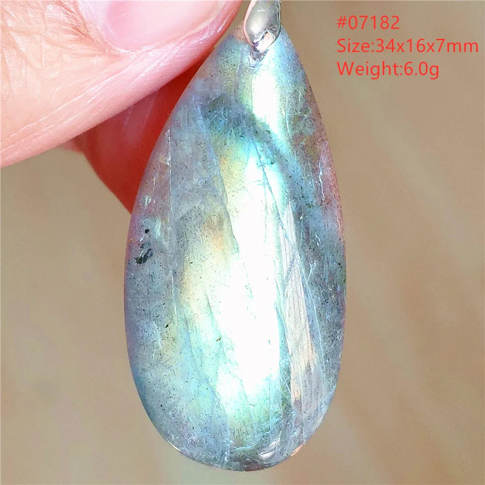 Labradorite Teardrop Pendant — A Soothing Blue Gemstone, lifestyle setting