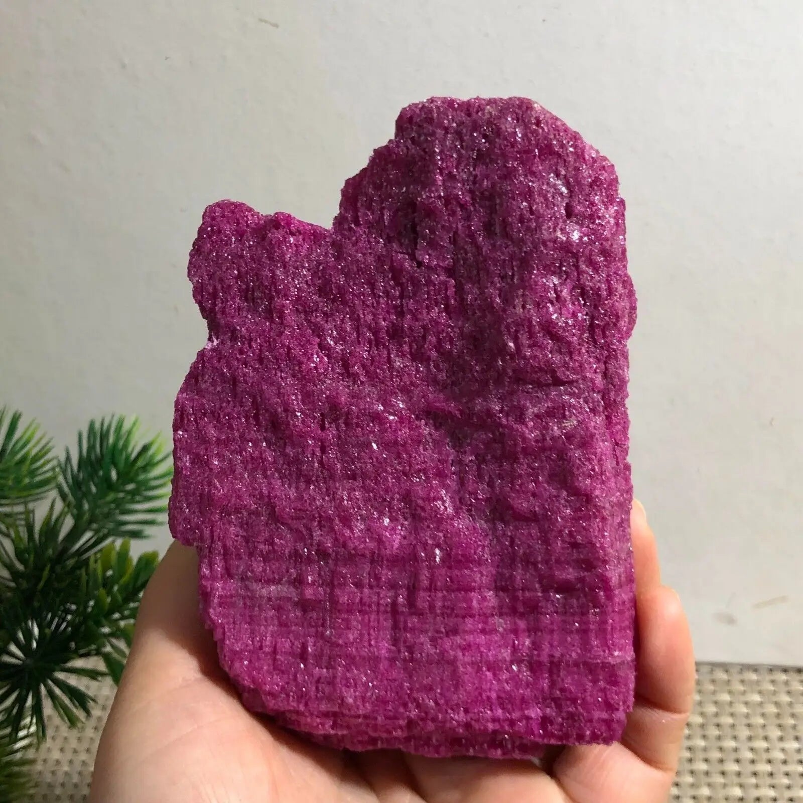 Raw Ruby Gemstone — Healing & Wellness Crystal, lifestyle setting