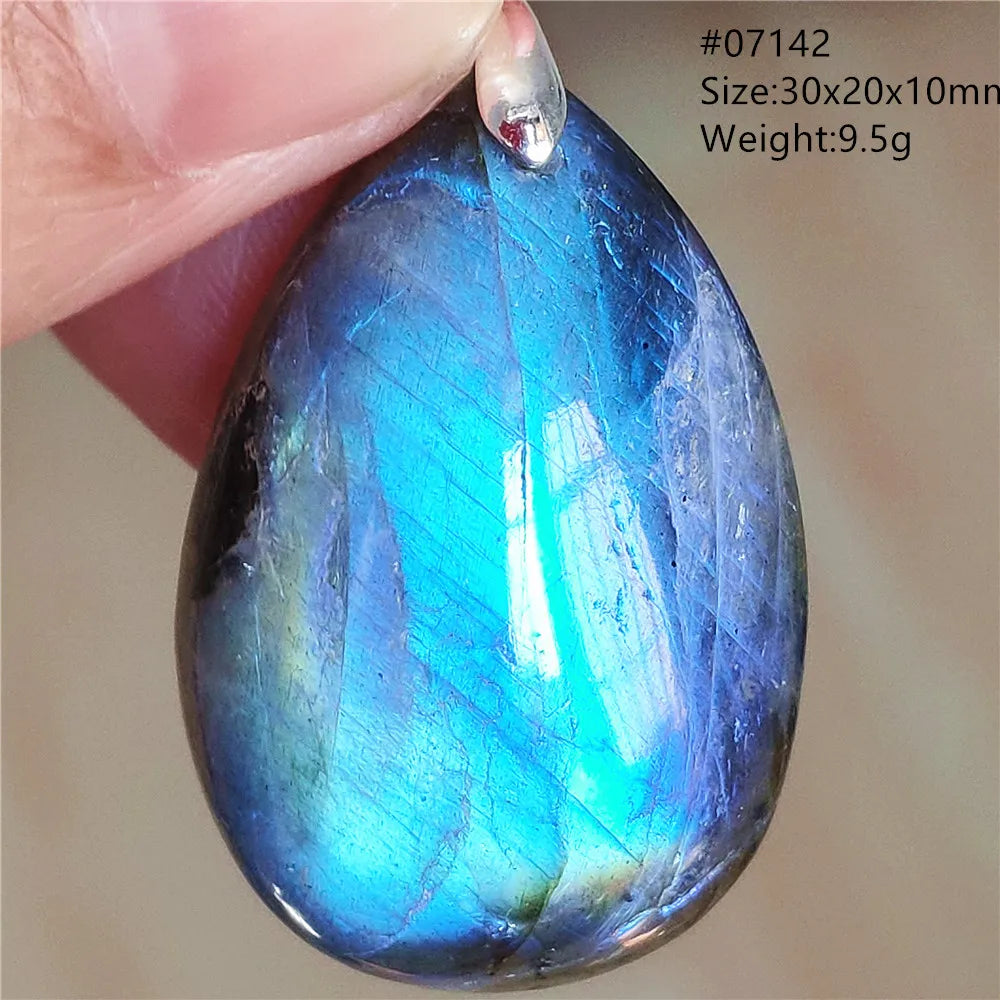 Labradorite Teardrop Pendant — A Soothing Blue Gemstone, lifestyle setting