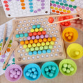 Montessori Bead Sorting Game — Fine Motor Skills Toy