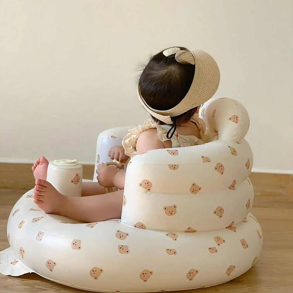 Inflatable Baby Bathtub — Gentle Bath Time, natural styling