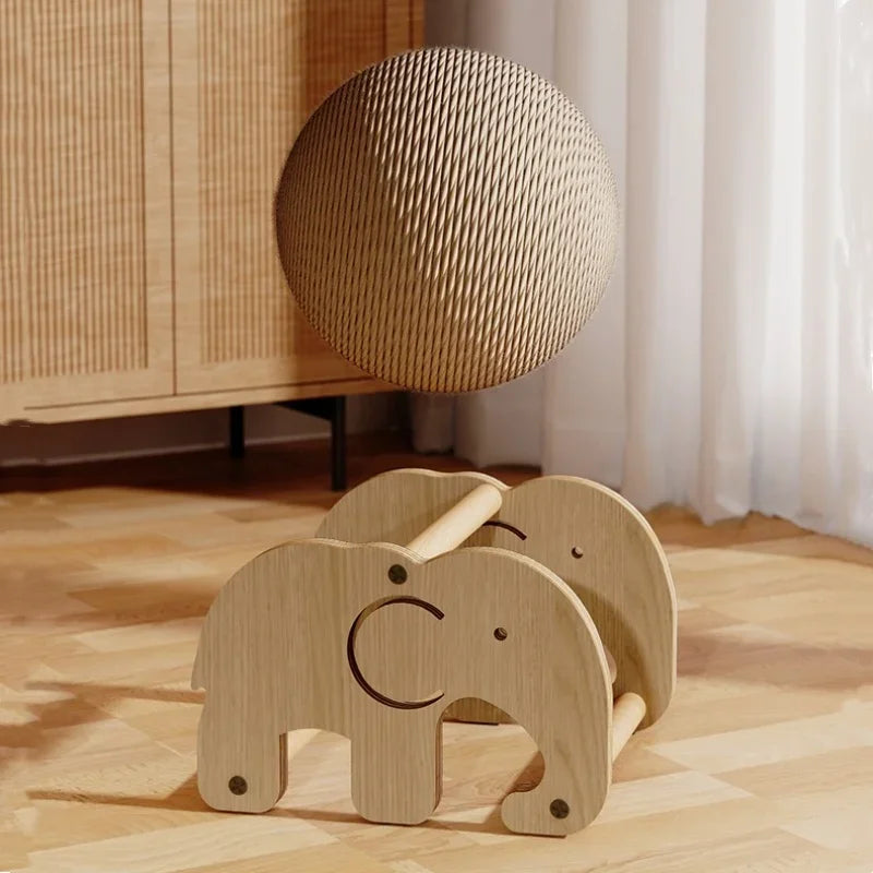 Sisal Cat Scratcher Ball — Gentle Claw Care, premium quality view